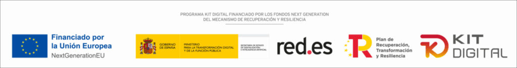 P&aacute;gina web financiada con el programa Kit Digital